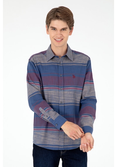 U.s. Polo Assn. Erkek Lacivert Gömlek Desenli 50298064-vr033 Lacivert U.s. Polo Assn. Erkek Lacivert Gömlek Desenli 50298064-vr033 Lacivert