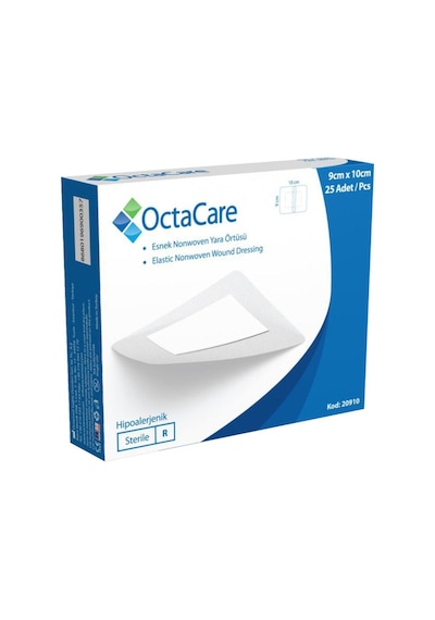 Medikaltec Nonwoven Steril Pedli Esnek Yara Örtüsü 9cm X 10cm Tekli Steril Paket 25'li Kutu