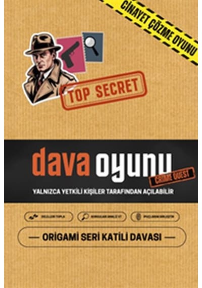 Dava Oyunu - Origami Seri Katili Davası