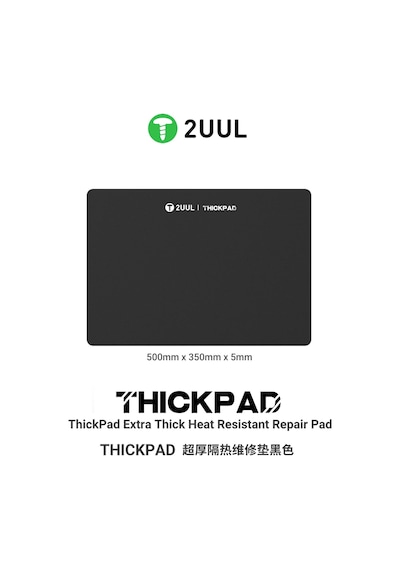 2uul St86 50x30 Cm Ekstra Kalın Isıya Dayanıklı Antistatik Silikon Tamir Pedi