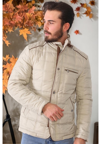 M8640 Dewberry Erkek Mont-düz Bej Düz Bej
