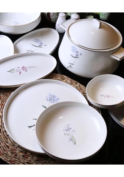 Roy King Dsn041 Flora 60 Parça Porselen Yemek Takımı