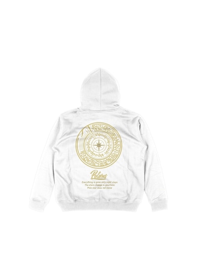 Startmore Adrift Polaris Oversize Unisex Kapüşonlu Sweatshirt Hoodie Beyaz