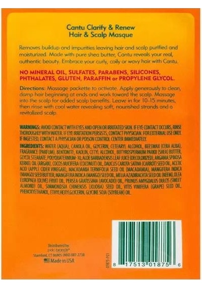 Cantu Shea Butter Yenileyici Saç ve Saç Derisi Maskesi 42 G