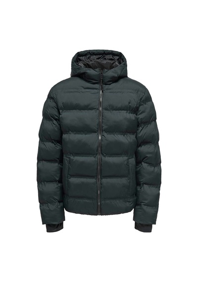 Only & Sons Onsunion Seamles Life Hood Siyah Erkek Mont 22034836