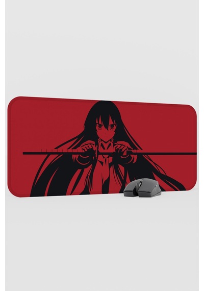 Akame Ga Kill Anime V1 - 70x30 Xl Gaming Kauçuk Kaymaz Taban Mouse Pad Fare Altlığı