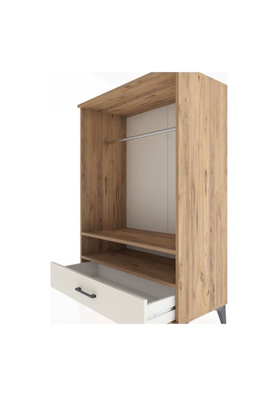 Hyperion Dolap 2 Raflı Tek Çekmeceli Tek Askılı 88x44x134 Çam-aytaşı Atlas Çam