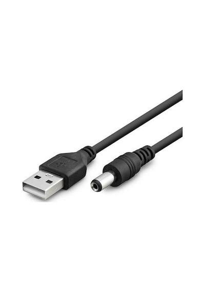 60 cm usb to standart uç kablo usb to 5.5 mm 2.5 mm standart uç şarj kablosu