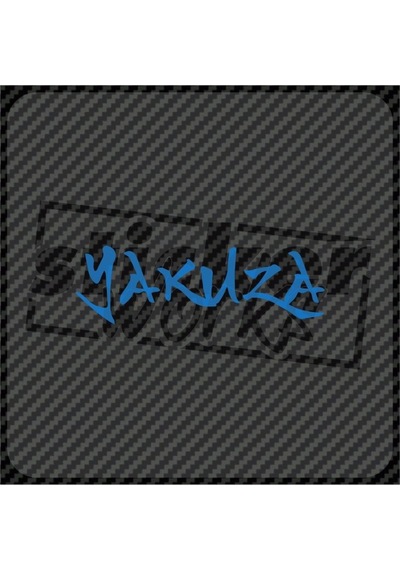 Yakuza Hologram Sticker Mavi
