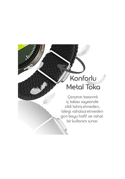 Yeni Nesil Bağlantı Örgü Loop 20mm Kordon İle Uyumlu Galaxy Watch 7/6/5/4 Serisi İçin Galaxy Watch 7 Kordon 40mm/44mm Watch 6/4 Classic 47/43/42mm Watch 5 Pro Uyumlu