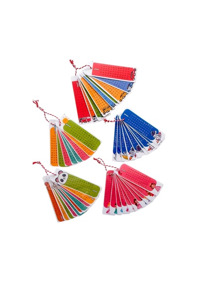 Taşıt Desenli Çarpım Tablosu Çalışma Kartları 4x13 Cm