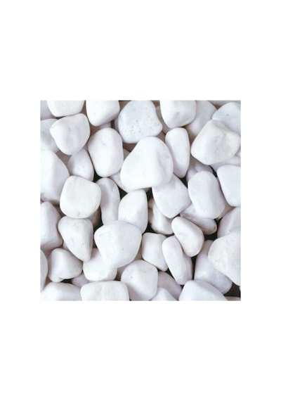 20 Kg Beyaz Dolomit Taş 2-4 Cm Dere Çakıl Taşı Bahçe Süs Taşı Saksı Teraryum Taşı Akvaryum