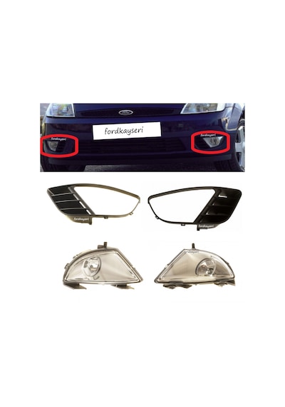Ford Fiesta Mk6 Sis Far Kiti 2002-2006