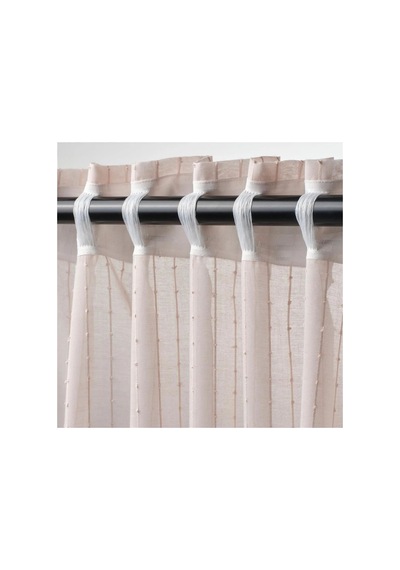 Ikea Matılda Fon Perde 140x300 Cm Açık Pembe