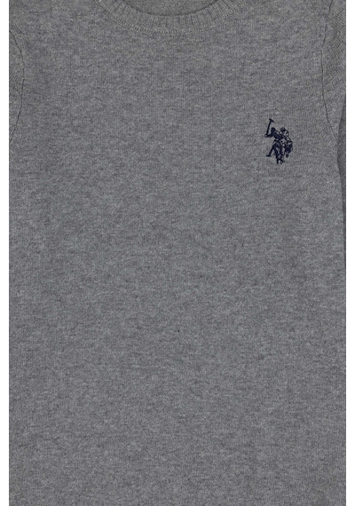 U.s. Polo Assn. Erkek Çocuk Gri Melanj Kazak /triko 50294188-vr086