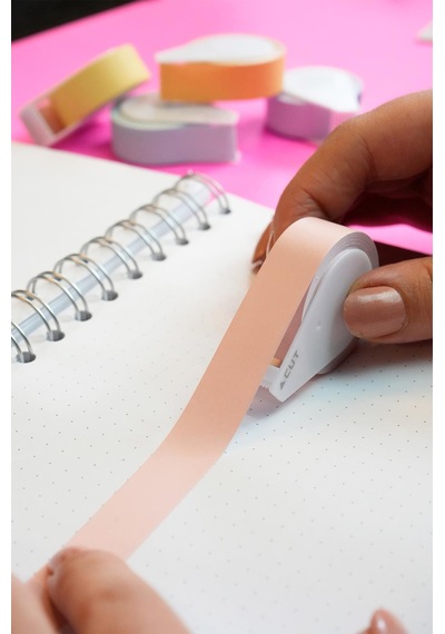 Yapışkanlı Kağıt Bant 15mm X 5m Pembe