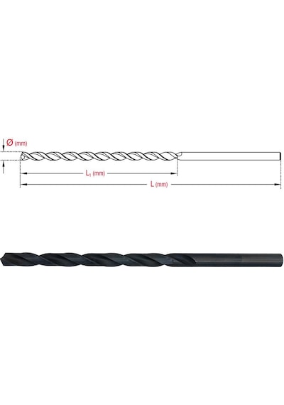 6355 Hss Uzun Matkap Ucu 19x375 Mm