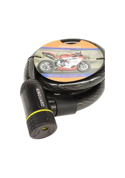Motosiklet Taıwan Kilit Halat Kalın Kablo Çelik Tel 25 1500mm Motor Kilit