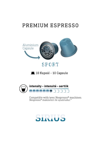 Sirius Special Nesspresso Uyumlu 9 Sport Kapsül Kahve 10'lu