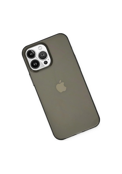 Newface Apple iPhone Uyumlu 14 Pro Kılıf Pc Sert Şeffaf Kapak Semeglbl - 1 - Siyah