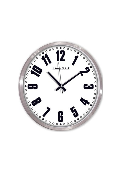 Time Gold Terminal Duvar Saati Metal 50 Cm (238455081) Altın