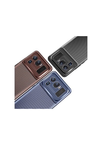 Xiaomi Mi 11 Ultra Kılıf Zore Negro Karbon Tasarım Silikon Kılıf