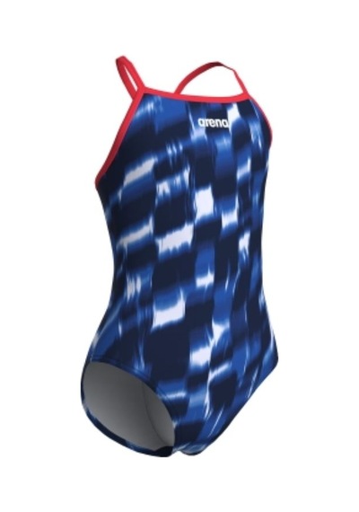 Arena G Wave Swimsuit Lightdrop Back Mavi Kız Çocuk Mayosu 011740200 Çok Renkli