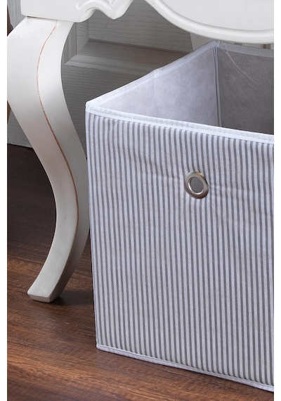Hole Çok Amaçlı Düzenleyici Kutu Hurç Organizer Sandık 30 x 30 x 30 CM 001 Gri
