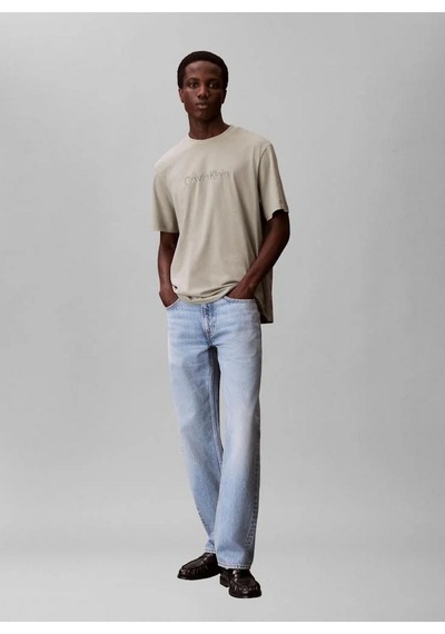 Calvin Klein Lv04lf813gpez 20s Eu Wholesale Sportswear Grap Erkek Tişört Krem