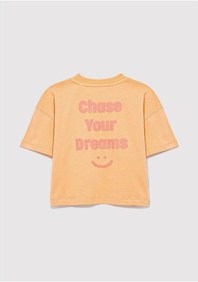 Mavi Chase Your Dreams Baskılı Crop Tişört Tu Çok Renkli
