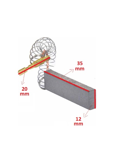 Siemens Uyumlu Wm54060Tr Çamaşır Makinesi Yaylı Motor Kömürü - 552405800