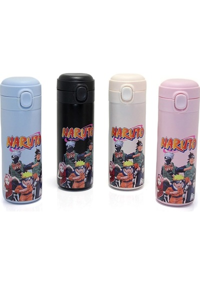 Anime Baskılı Termos Model 1 Mavi