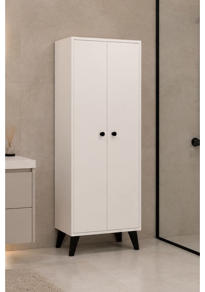 Meltem No.2 Çok Amaçlı Banyo Dolabı Ayarlanabilir Raflı Kapaklı Havlu Ve Temizlik Dolabı Beyaz Meltem No.2 Çok Amaçlı Banyo Dolabı Ayarlanabilir Raflı Kapaklı Havlu Ve Temizlik Dolabı Beyaz