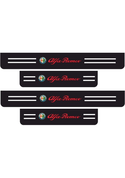 Alfa Romeo 90 Kapı İç Koruma Ayaklık Sticker Markalı