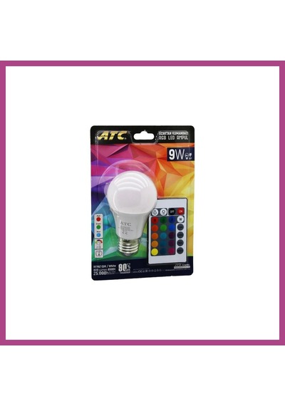 Gees Global Atc 9w Kumandalı Beyaz+rgb Led Ampul 1 Adet Gbzs