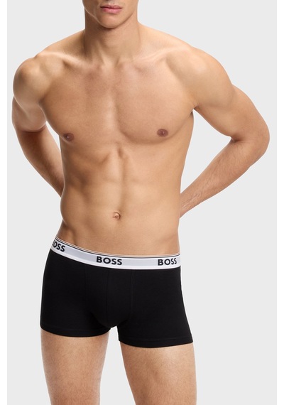 Boss Pamuklu 3 Pack Boxer Erkek Boxer 50554693 009 Siyah