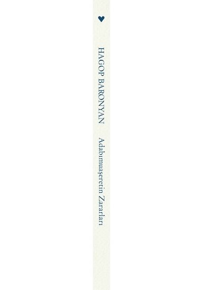 Adabımuaşeretin Zararları - Hagop Baronyan - Can Yayınları