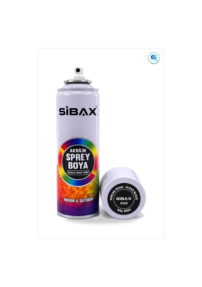 Sprey Boya Parlak Siyah 250 Ml Akrilik Ral Gloss Black İç Ve Dış