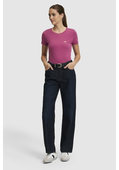 U.S. Polo Assn. U.s. Polo Assn. Kadın Fuşya Tişört Basic 50321809-vr023 Fusya