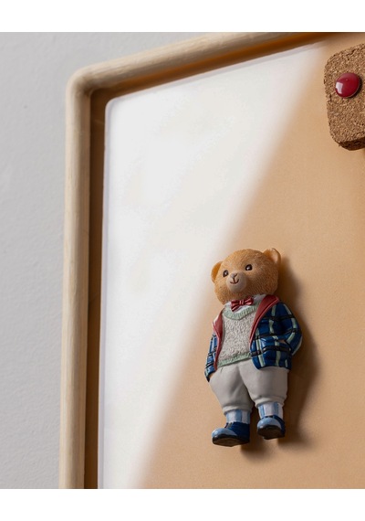 Madame Coco Boris Bear Magnet - Lacivert/açık Bej - 4x8 Cm 8684427186893 Çok Renkli