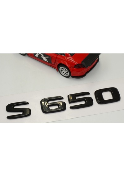 S 650 Bagaj Parlak Siyah ABS 3M 3D Yazı Logo