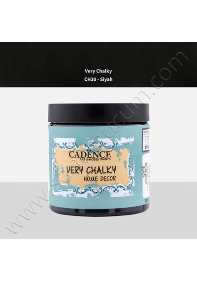 Cadence Very Chalky Mobilya Boyası 500 Ml. Ch30 Siyah
