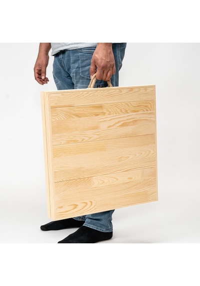 Katlanır Kamp, Piknik Ve Bahçe Masası 50x100 Cm - Ham Naturel Renk Çok Renkli