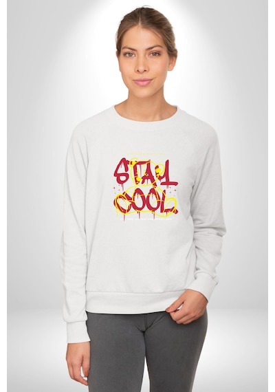 Havalı Kal Unisex Beyaz Sweatshirt Beyaz