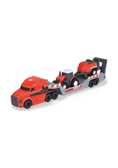 Dickie Toys Massey Ferguson Mikro Çiftlik Kamyonu Traktör Ve Römorklu 203735004