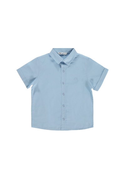 Civil Boys Basic Kısa Kol 10-13 Yaş Gömlek - Mavi
