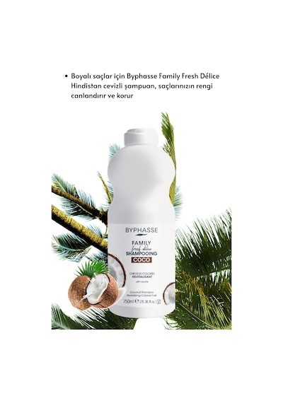 Family Fresh Boyalı Saçlara Özel Hindistan Cevizli Şampuan 750ml
