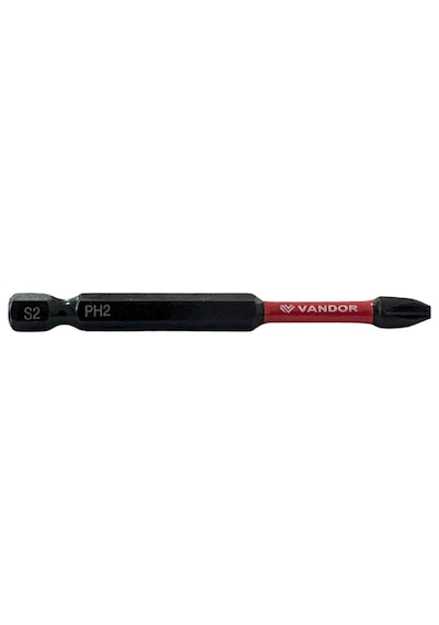 Vandor Bits Uç Matkap Ucu Tornavida Ucu Vidalama Ucu İmpact Ph2-75 Mm - 1 Adet