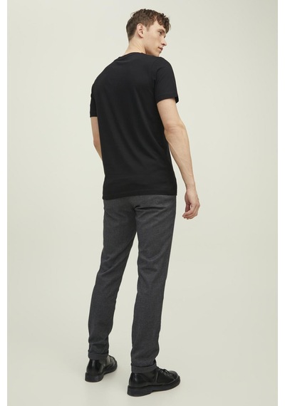 Jack & Jones Erkek T Shirt 12217167 Siyah Siyah