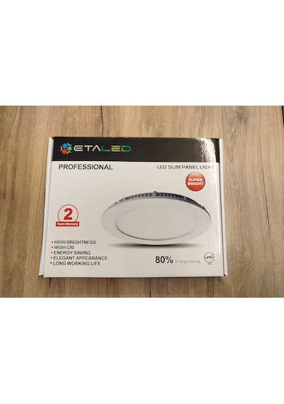 15w Yuvarlak Panel Led Armatür Günışığı 3000k Etaled Günışığı